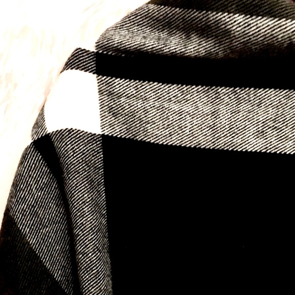 Express Black, Red, White and Gray Oversized Scarf - Picture 6 of 8